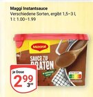 Instant-Sauce Angebote von Maggi bei GLOBUS Gotha für 2,99 €