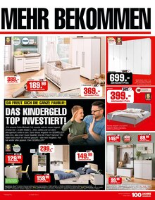 Kleiderschrank im aktuellen Segmüller Prospekt (Nürnberg) Kleiderschrank im Segmüller Prospekt "Wie geschenkt - 100 Jahre Segmüller" mit 6 Seiten (Nürnberg)