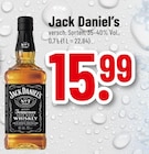 Aktuelle Jack Daniels Angebote bei Trinkgut in Bensheim Aktuelles Tennessee Whiskey Angebot bei Trinkgut in Bensheim ab 15,99 €