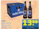 Gaffel Angebote bei Getränke Arena Oberhausen für 13,99 €