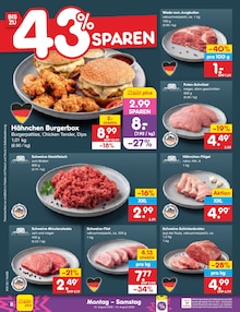 Schweinefilet im Netto Marken-Discount Prospekt "Aktuelle Angebote" mit 63 Seiten (Braunschweig)