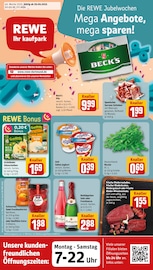 Aktueller REWE Prospekt mit Fleisch, "Dein Markt", Seite 1