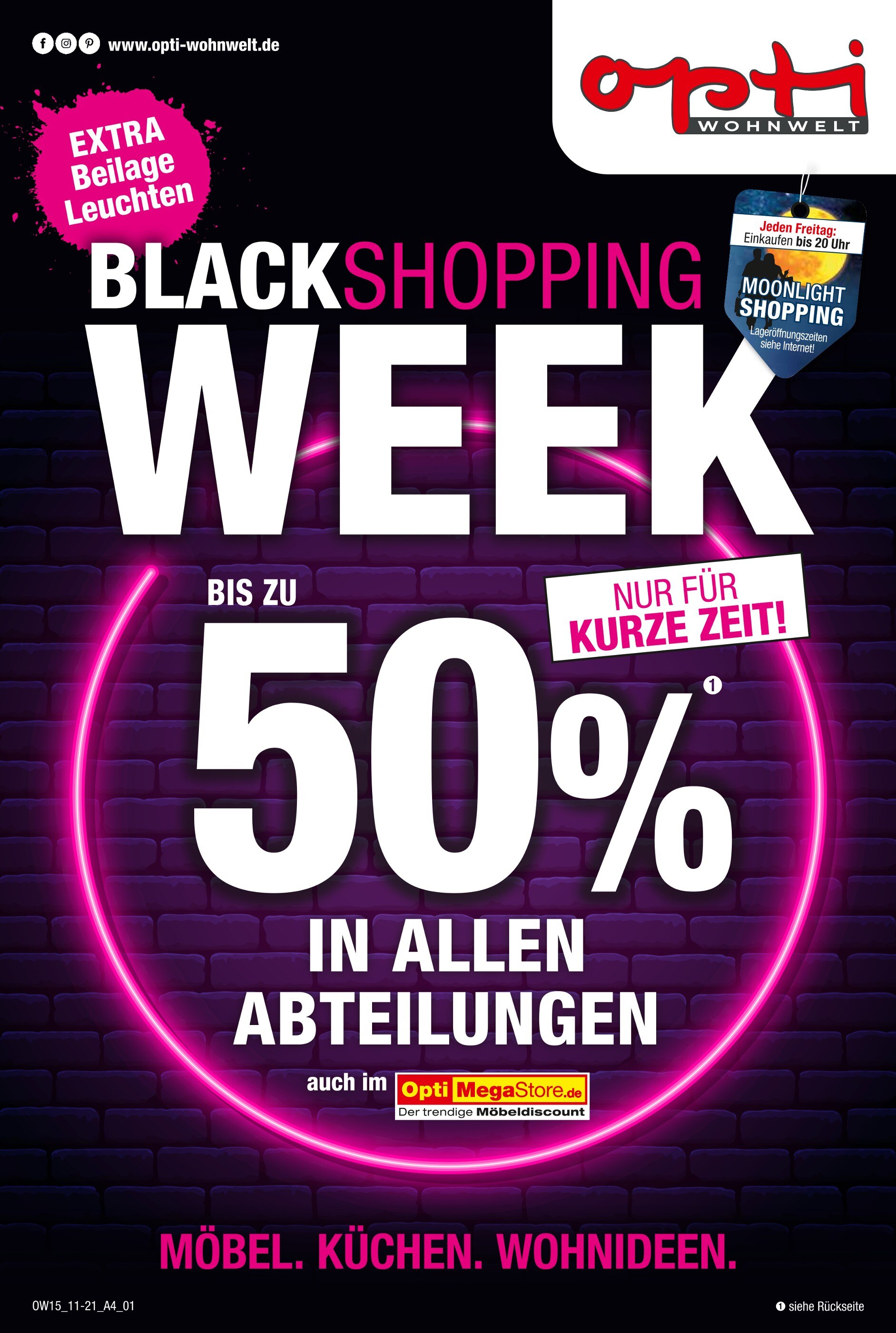 Opti-Wohnwelt Prospekt für Ostfildern mit 20 Seiten Opti-Wohnwelt Prospekt für Ostfildern: "BLACK SHOPPING WEEK", 20 Seiten, 19.11.2021 - 04.12.2021