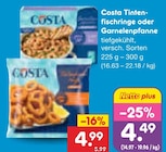 Tintenfischringe oder Garnelenpfanne im Angebot bei Netto Marken-Discount in Rostock Tintenfischringe oder Garnelenpfanne Angebote von Costa bei Netto Marken-Discount Rostock für 4,49 €