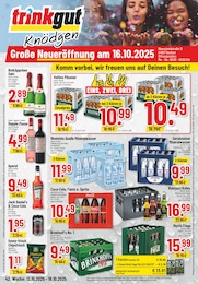 Trinkgut Prospekt für Herne mit 6 Seiten Trinkgut Prospekt für Herne: "Aktuelle Angebote", 6 Seiten, 13.10.2025 - 18.10.2025