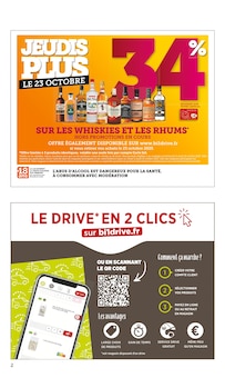 Prospectus Bi1 de la semaine "HALLOWEEN À PRIX BAS" avec 2 pages, valide du 21/10/2025 au 02/11/2025 pour Clairvaux-les-Lacs et alentours