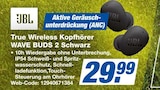 True Wireless Kopfhörer WAVE BUDS 2 Schwarz bei expert im Lingen Prospekt für 29,99 €