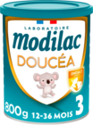 LAIT DOUCÉA CROISSANCE 3 MODILAC - MODILAC en promo chez Auchan Hypermarché LAIT DOUCÉA CROISSANCE 3 MODILAC - MODILAC dans le catalogue Auchan Hypermarché