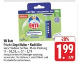 WC Ente im Angebot bei E center in Fürth WC Ente Angebote von SC Johnson bei E center Fürth für 1,99 €