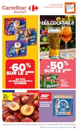 Promos Heineken dans le catalogue "Carrefour market" de Carrefour Market Heineken en promo dans le catalogue Carrefour Market à la page 1