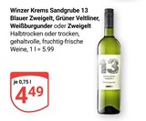 Sandgrube 13 Blauer Zweigelt im Angebot bei GLOBUS in Kerpen Sandgrube 13 Blauer Zweigelt Angebote von Winzer Krems bei GLOBUS Kerpen für 4,49 €