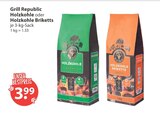 Holzkohle oder Holzkohle Briketts im Angebot bei V-Markt in Memmingen Holzkohle oder Holzkohle Briketts Angebote von Grill Republic bei V-Markt Memmingen für 3,99 €