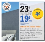 Canisse pvc - BEAUX JOURS - E.Leclerc à Pau Canisse pvc - BEAUX JOURS en promo chez E.Leclerc Pau à 19,90 €
