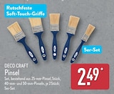 Pinsel von DECO CRAFT im aktuellen ALDI Nord Prospekt für 2,49 €