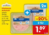 Frischwurst-Aufschnitt im aktuellen Netto Marken-Discount Prospekt für 1,89 €