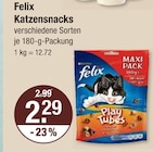 Katzensnacks von Felix im aktuellen V-Markt Prospekt für 2,29 €
