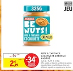 Pâte à Tartiner Cacahuète Crémeux - Andros dans le catalogue Intermarché Express