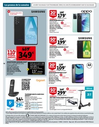 Prix et réduction Téléphone Portable dans le prospectus Auchan Hypermarché en cours Offre Téléphone Portable dans le catalogue Auchan Hypermarché du moment à la page 56