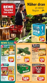 REWE Prospekt Dein Markt mit 32 Seiten