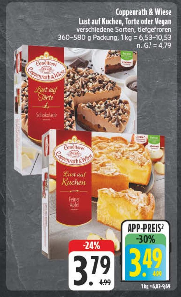 Lust auf Torte Schokolade Angebote von Coppenrath & Wiese bei EDEKA Altenburg für 3,49 €