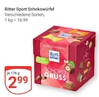 Aktuelle Ritter Sport Angebote bei GLOBUS in Braunschweig Aktuelles Schokowürfel Angebot bei GLOBUS in Braunschweig ab 2,99 €