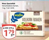 Spezialität im Angebot bei GLOBUS in Bochum Spezialität Angebote von Wasa bei GLOBUS Bochum für 1,79 €