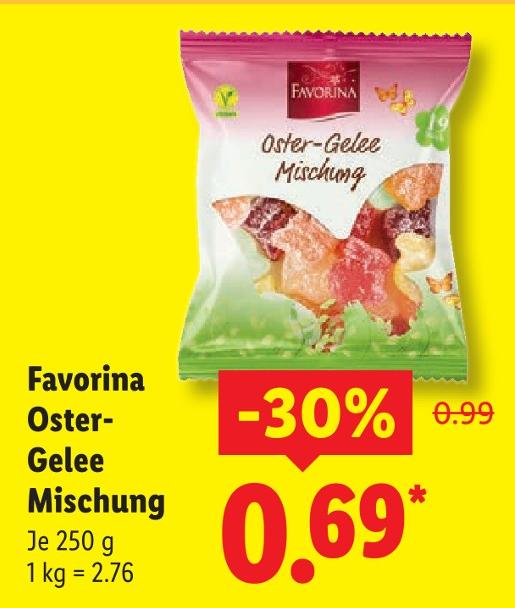 Oster-Gelee Mischung