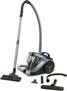 Aspirateur sans sac RO3796EA gris métal - Géant Casino à Dijon Aspirateur sans sac RO3796EA gris métal en promo chez Géant Casino Dijon à 89,00 €