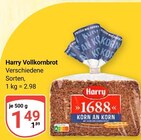 Vollkornbrot im Angebot bei GLOBUS in Erlangen Vollkornbrot Angebote von Harry bei GLOBUS Erlangen für 1,49 €