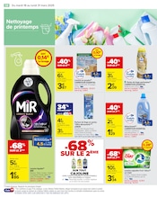 Promos Lessive Capsules dans le catalogue "Carrefour" de Carrefour à la page 60