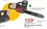 Tronçonneuse sur batterie 2 x 20 v - INVENTIV en promo chez Mr.Bricolage Argenteuil à 159,00 €