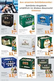 Bier im Globus-Baumarkt Prospekt in Ilmenau Aktueller Globus-Baumarkt Prospekt mit Bier, "Immer eine Idee besser", Seite 12
