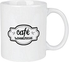 Mug 31 cl en grès blanc - Géant Casino à Houilles Mug 31 cl en grès blanc en promo chez Géant Casino Houilles à 2,50 €