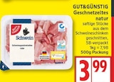 Geschnetzeltes natur von GUT&GÜNSTIG im aktuellen EDEKA Prospekt