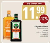 Jägermeister Angebote von Jägermeister bei WEZ Minden für 11,99 €