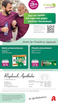 mea - meine apotheke Prospekt der Woche "Unsere September-Angebote" Seite 1, 01.09.2025 bis 30.09.2025 für Westerhorn Aktueller mea - meine apotheke Prospekt "Unsere September-Angebote" Seite 1 von 4 Seiten für Westerhorn