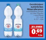 natürliches Mineralwasser im Angebot bei Marktkauf in Leipzig natürliches Mineralwasser Angebote von Gerolsteiner bei Marktkauf Leipzig für 0,69 €
