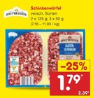 Netto Marken-Discount Stadtlohn - Schinkenwürfel Angebot im Prospekt Schinkenwürfel bei Netto Marken-Discount im Stadtlohn Prospekt für 1,79 €