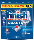 Capsules lave-vaisselle tout en 1 quantum parfum frais x68 - FINISH en promo chez Intermarché Super Laon à 6,54 €
