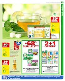 Prix et réduction Boisson dans le prospectus Carrefour Market en cours Offre Boisson dans le catalogue Carrefour Market du moment à la page 35