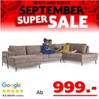 Seats and Sofas Bernau - Porto Wohnlandschaft Angebot im Prospekt Porto Wohnlandschaft bei Seats and Sofas im Bernau Prospekt für 999,00 €