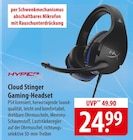 HYPERX Cloud Stinger Gaming-Headset im Angebot bei famila Nordost in Norderstedt HYPERX Cloud Stinger Gaming-Headset Angebote bei famila Nordost Norderstedt für 24,99 €
