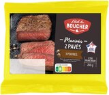 2 pavés de bœuf marinés aux 3 poivres - L'étal du BOUCHER en promo chez Lidl La Seyne-sur-Mer à 3,69 €