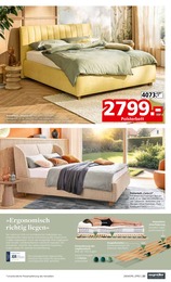 Polsterbett im Segmüller Prospekt SEGMÜLLER Werkstätten auf S. 23