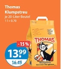Klumpstreu im V-Markt Prospekt Klumpstreu von Thomas im aktuellen V-Markt Prospekt für 13,99 €
