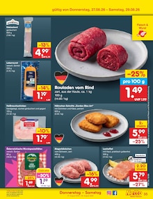 Wurst im Netto Marken-Discount Prospekt "Aktuelle Angebote" mit 68 Seiten (Jena)
