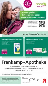 Nasenspray im mea - meine apotheke Prospekt "Unsere März-Angebote" mit 4 Seiten (Gelsenkirchen)