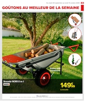 Brouette Angebote im Prospekt "PRÉPAREZ L’AUTOMNE : JARDIN - BRICOLAGE" von Carrefour auf Seite 27