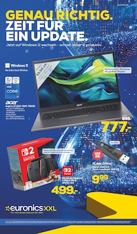 Aktueller EURONICS Prospekt (Bördeaue, 8 Seiten zum blättern EURONICS Prospekt GENAU RICHTIG. ZEIT FÜR EIN UPDATE. mit 8 Seiten