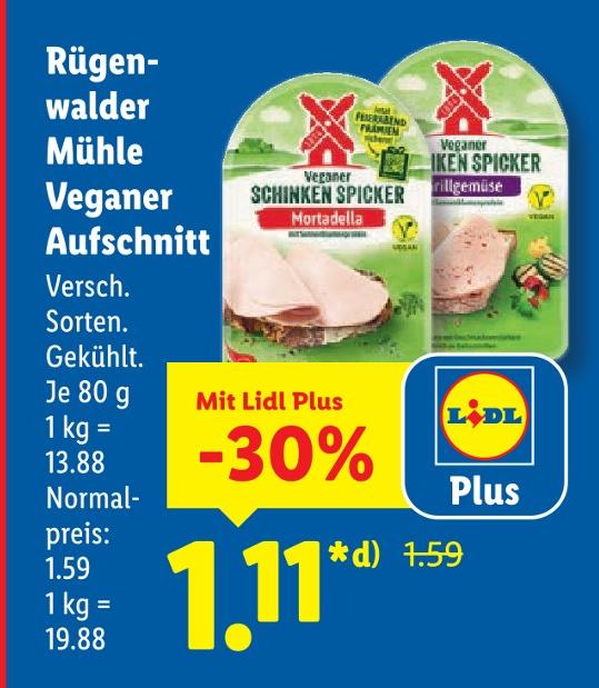 Veganer Aufschnitt